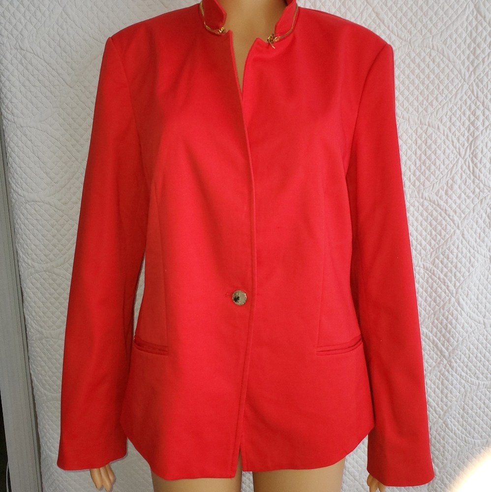Calvin Klein red casual jacket